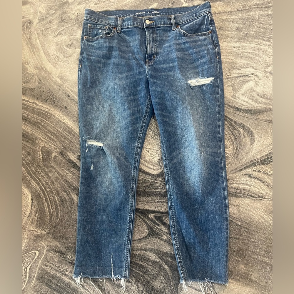 Oldnavy Midrise Distressed Jeans